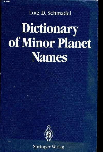 Dictionary of minor planet names