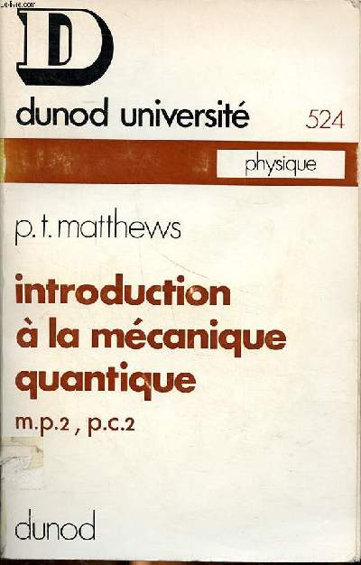 Introduction  la mcanique quantique