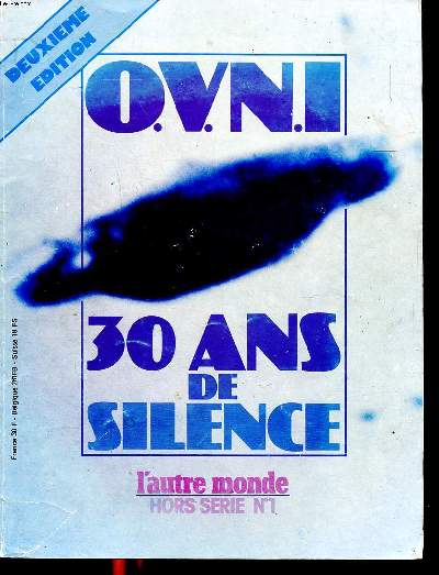 O.V.N.I. 1947-1977 trente ans de silence deuxiime dition