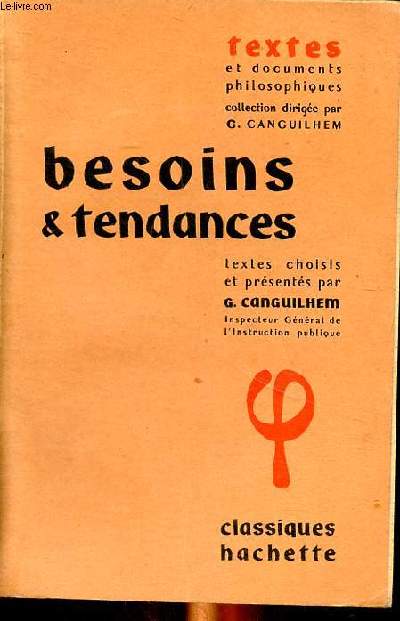 Besoins & tendances Collection textes et documents philosophiques