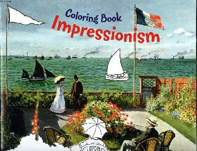 Coloring book impressionism