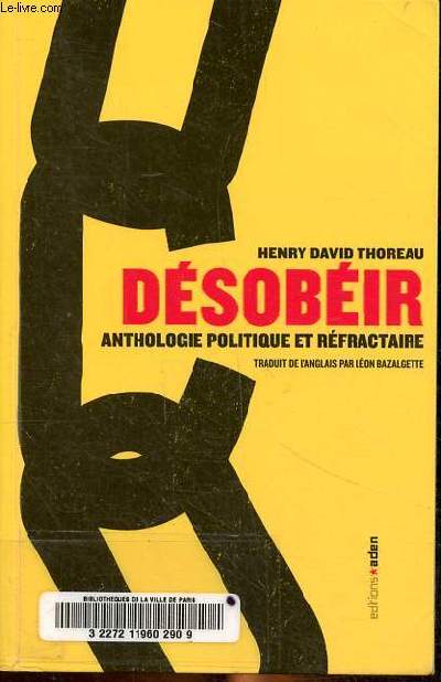 Dsobir anthologie politique et rfractaire