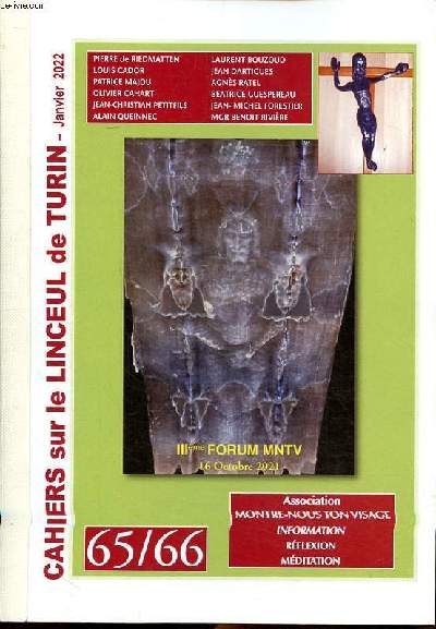 Cahiers sur le linceul de Turin III forum MNTV