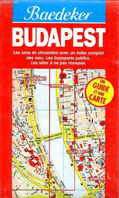 Carte gographique de Budapest