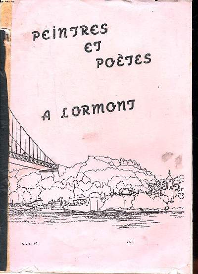 Peintres et potes  Lormont Stendhal Hlderlin Desbordes-Valmore et 100 autres