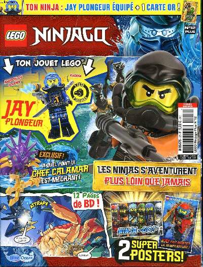 Lego Ninjago N12 plus Les ninjas s'aventurent plus loin que jamais
