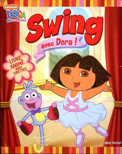 Swing avec Dora ! Livre anim avec tirettes