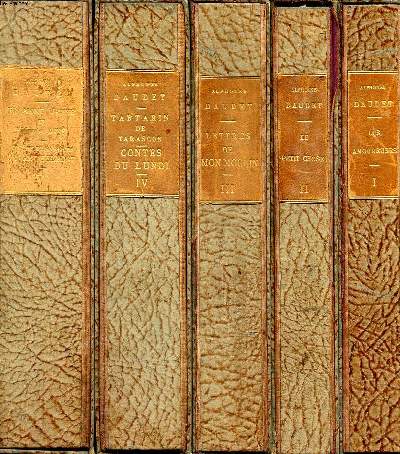 Oeuvres compltes illustres en 20 tomes Edition ne varietur Tome 1: Les amoureuses 1858 prcd de Retour sentimental vers Alphonse Daudet par Braus Henri; Tome 2: Le petit chose; Tome 3: Lettres de mon moulin Impression et souvenirs 1873; Tome 4: Tarta