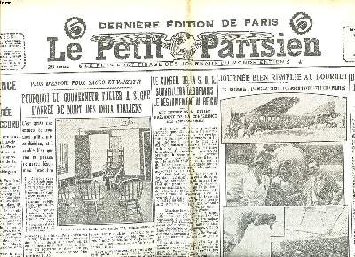 Le petit parisien du vendredi 5 aot 1927 La confrence navale s'est spare d'un dsaccord