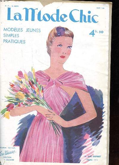 La mode chic N3 Modles jeunes simples pratiques Catalogue de mode vtements femme Mars 1938