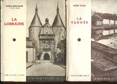 Lot de 4 volumes Collection Gens et Pays de chez nous La Vende, La Lorraine, Le Jura et La Seine Normande