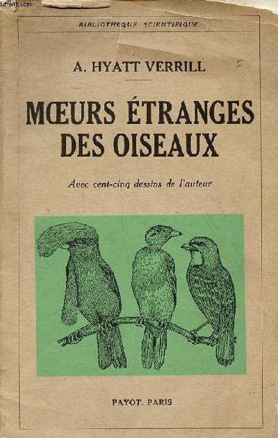 Moeurs tranges des oiseaux