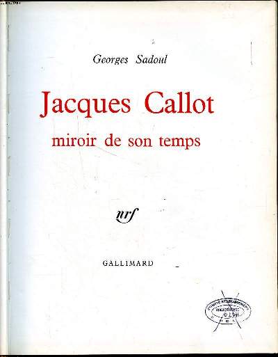 Jacques Callot miroir de son temps
