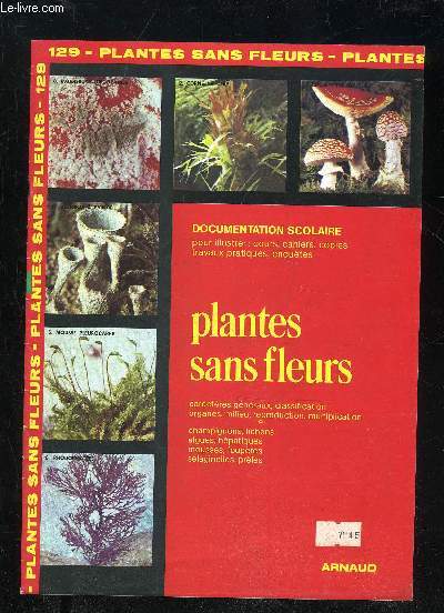 COLLECTION IMAGES ENCYCLOPEDIE - 129 - PLANTES SANS FLEURS