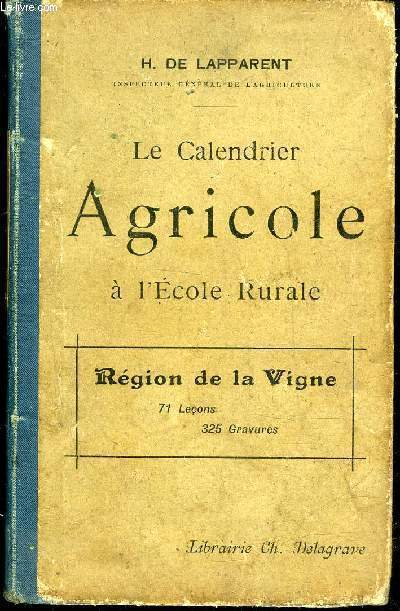 LE CALENDRIER AGRICOLE A L'ECOLE RURALE