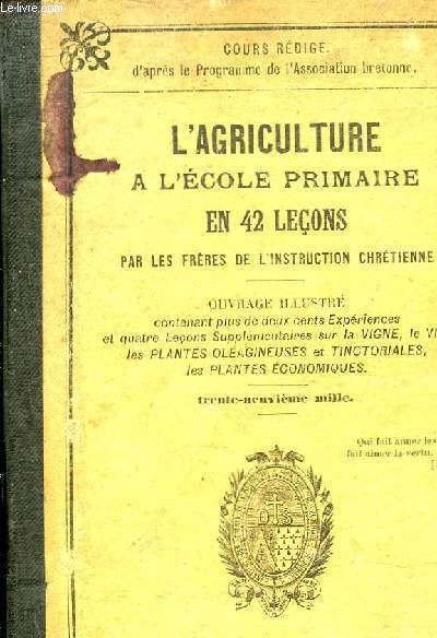 L'AGRICULTURE A L'ECOLE PRIMAIRE EN 42 LECONS