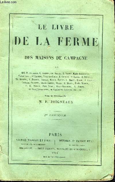 LE LIVRE DE LA FERME ET MAISONS DE CAMPAGNE - 27ME FASCICULE