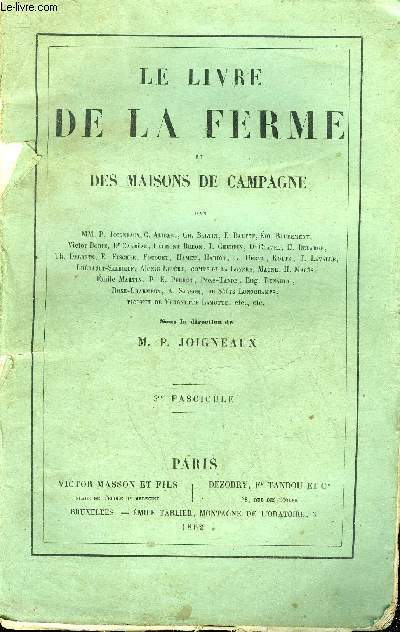 LE LIVRE DE LA FERME ET MAISONS DE CAMPAGNE - 3EME FASCICULE