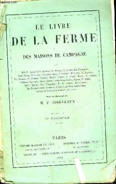 LE LIVRE DE LA FERME ET MAISONS DE CAMPAGNE - 5EME FASCICULE