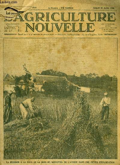 L'AGRICULTURE NOUVELLE N 1519 - Exposition internationale d