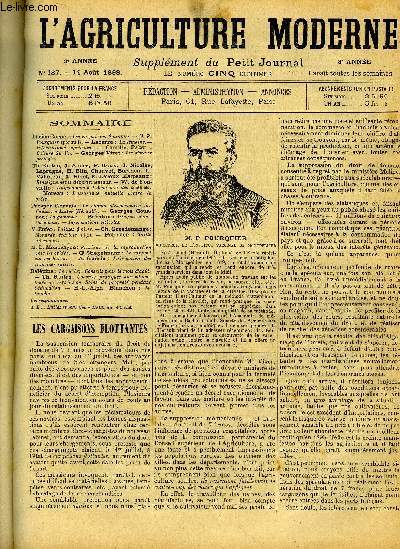 L'AGRICULTURE MODERNE N 137 - Lucien Cornet : Les ca)'gaisons flottantes.