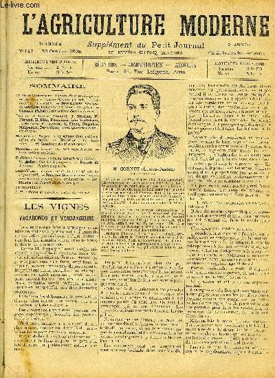 L'AGRICULTURE MODERNE N 147 - Dr Paul Gazeneuve: Vagabonds et vendangeurs.