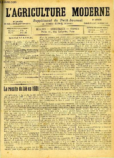 L'AGRICULTURE MODERNE N 300 - J. Gadret : La rcolte du bl en 1901.