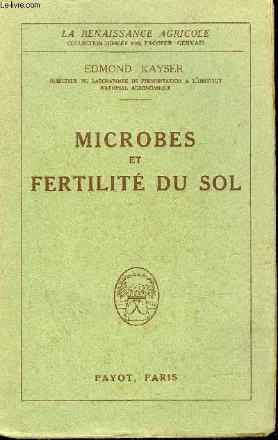 MICROBES ET FERTILITE DU SOL