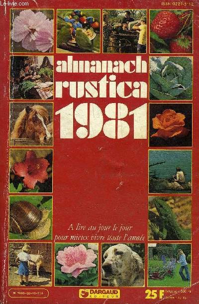ALMANACH RUSTICA 1981 .