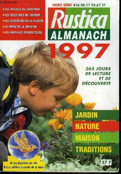 ALMANACH RUSTICA 1997 - HORS SERIE.