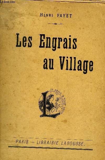 LES ENGRAIS AU VILLAGE - GUIDE PRATIQUE.