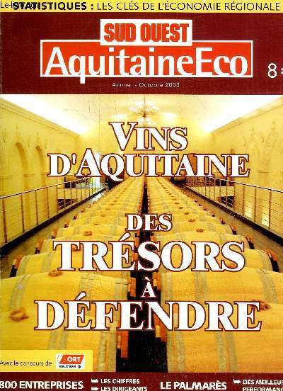 AQUITAINE ECO - VINS D'AQUITAINE DES TRESORS A DEFENDRE
