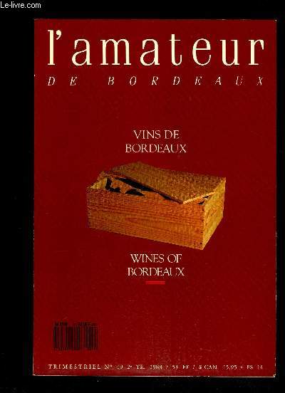 L'AMATEUR DE BORDEAUX N 19 - le carnet de l