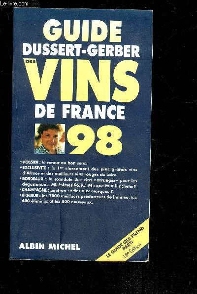 GUIDE DES VINS DE FRANCE 1998