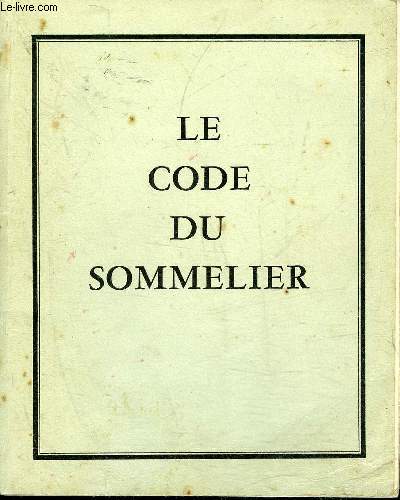 LE CODE DU SOMMELIER.