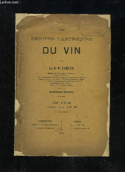 LES DERIVES TRATRIQUES DU VIN