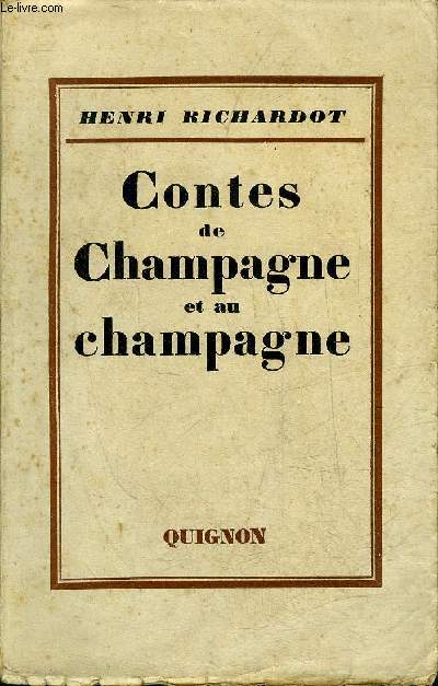 CONTES DE CHAMPAGNE ET AU CHAMPAGNE.