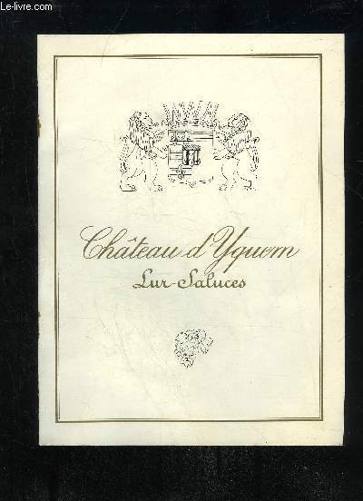 CHATEAU D'YQUEM LUR-SALUCES