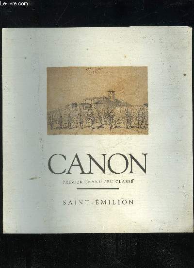 CANON PREMIER GRAND CRU CLASSE
