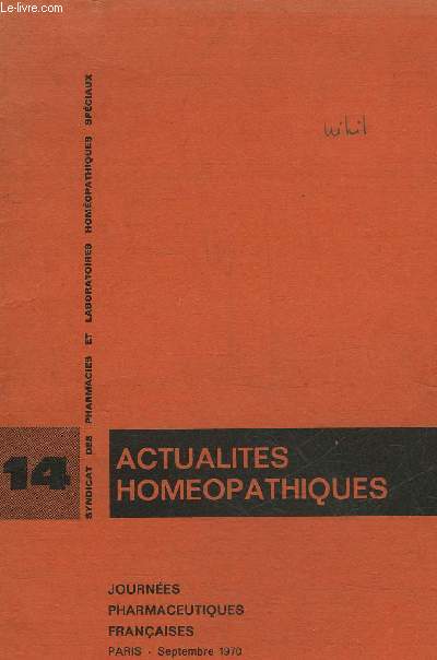 ACTUALITES HOMEOPATHIQUES