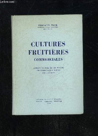 CULTURES FRUITIERES COMMERCIALES