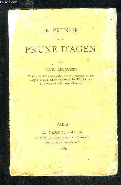 LE PRUNIER ET LA PRUNE D'ANTAN - BRUGUIERE LOUIS - 1880 - Afbeelding 1 van 1