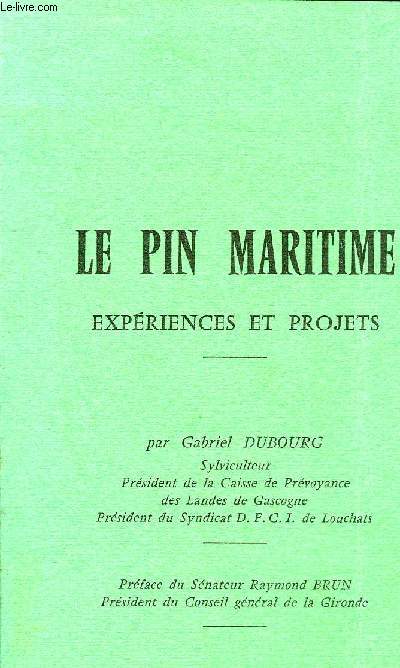 LE PIN MARITIME EXPERIENCES ET PROJETS.