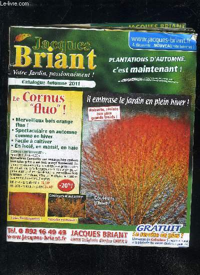 CATALOGUE JACQUES BRIANT - AUTOMNE 2011.