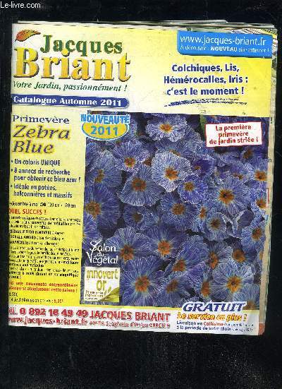 CATALOGUE JACQUES BRIANT - AUTOMNE 2011.