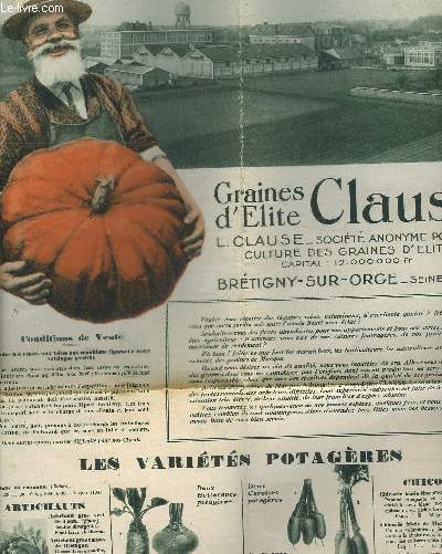 CATALOGUE : GRAINES D'ELISTE CLAUSE .