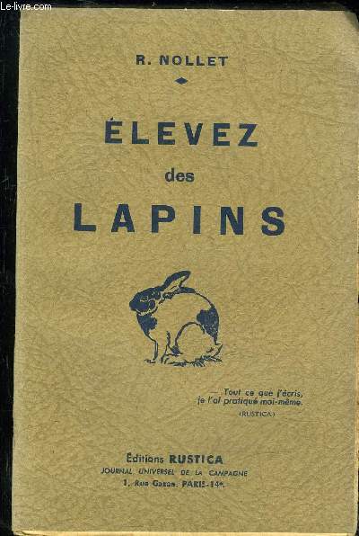 ELEVEZ DES LAPINS