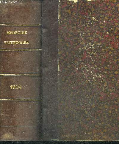 RECUEIL DE MEDECINE VETERINAIRE - TOME LXXXI.