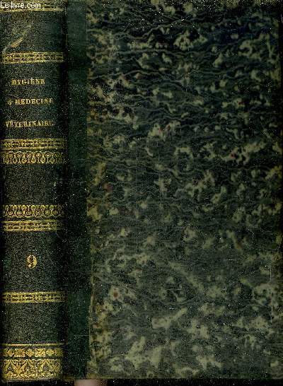 RECUEIL DE MEMOIRES ET OBSERVATIONS SUR L'HYGIENE ET LA MEDECINE VETERINAIRES MILITAIRES - TOME 9 Les influences mtorologiques de l'anne ont elle exerc une action sensible sur la sant des chevaux du corps ? etc.