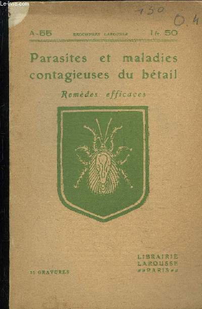 PARASITES ET MALADIES CONTAGIEUSES DU BETAIL